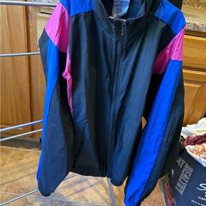 Reebok Black and Pink Jacket